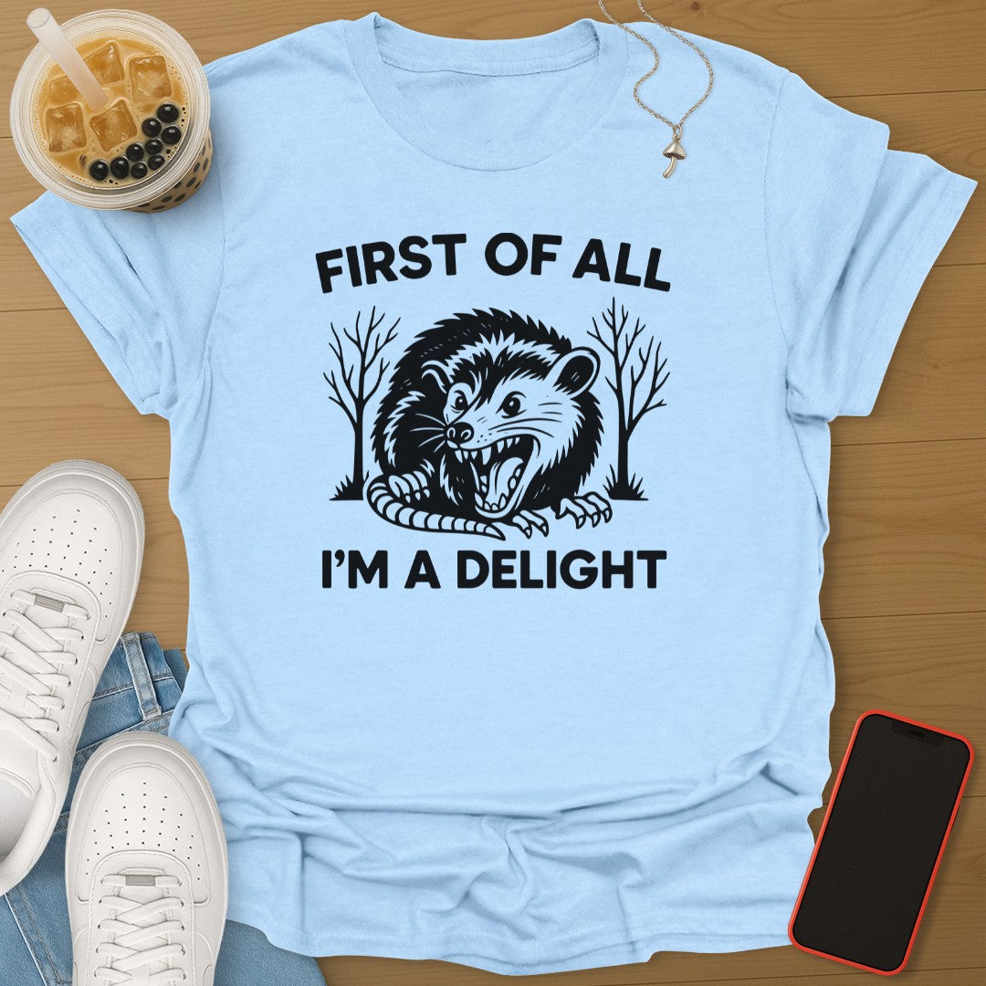 First of all