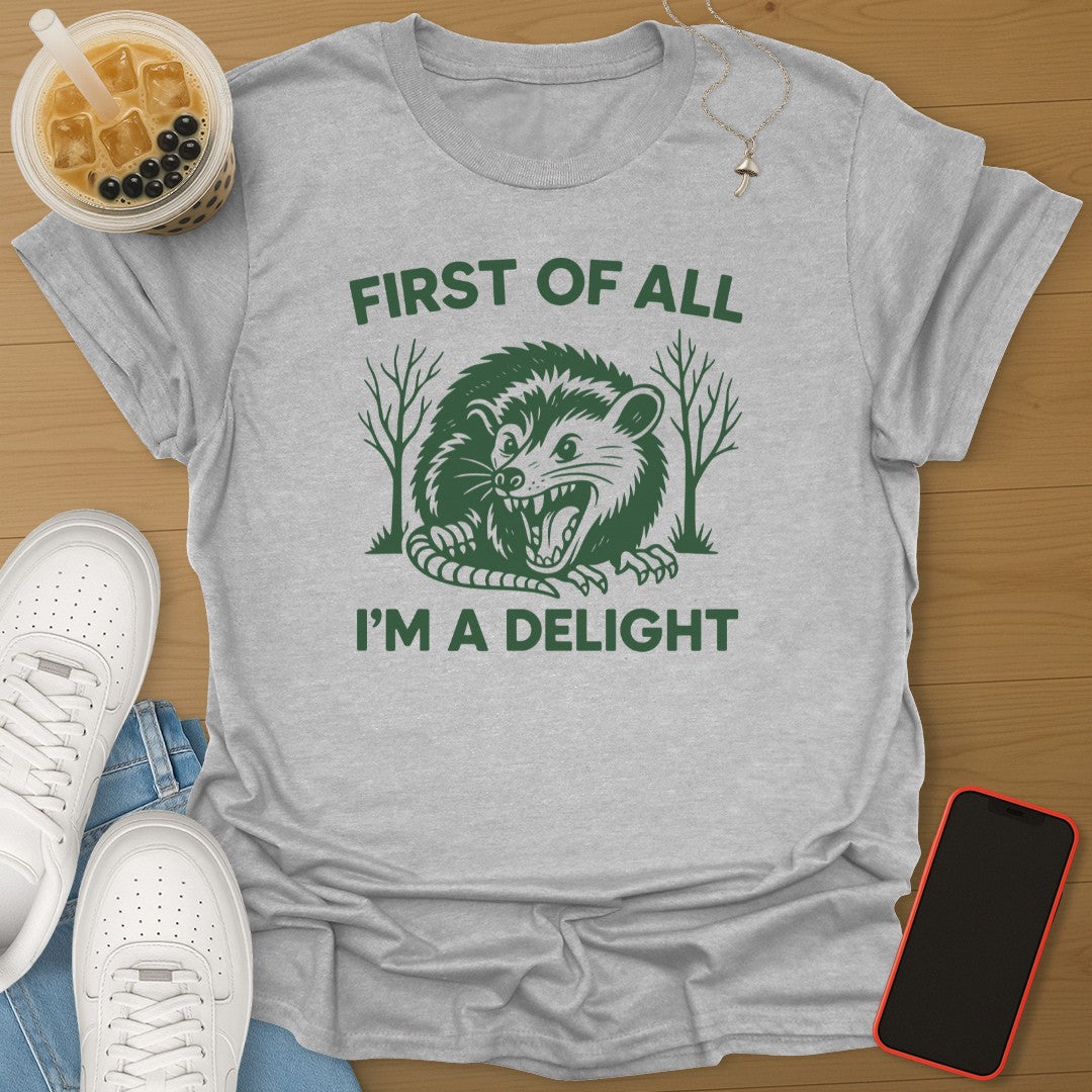 First of all