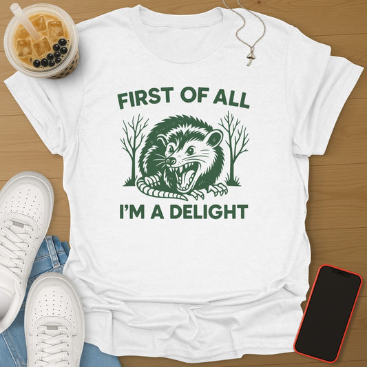 First of all